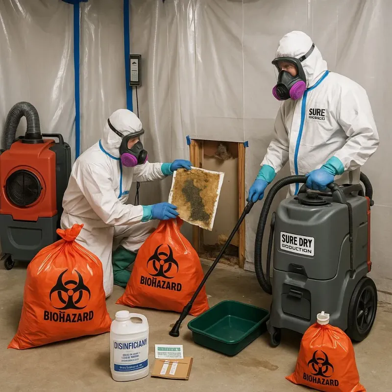 Contaminated Water Handling Protocols process in Saucier, MS