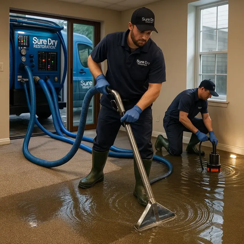 Water Extraction and Removal process in Saucier, MS